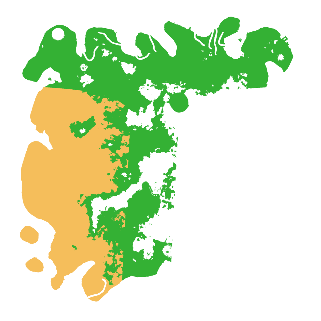 Biome Rust Map: Procedural Map, Size: 4600, Seed: 91496051