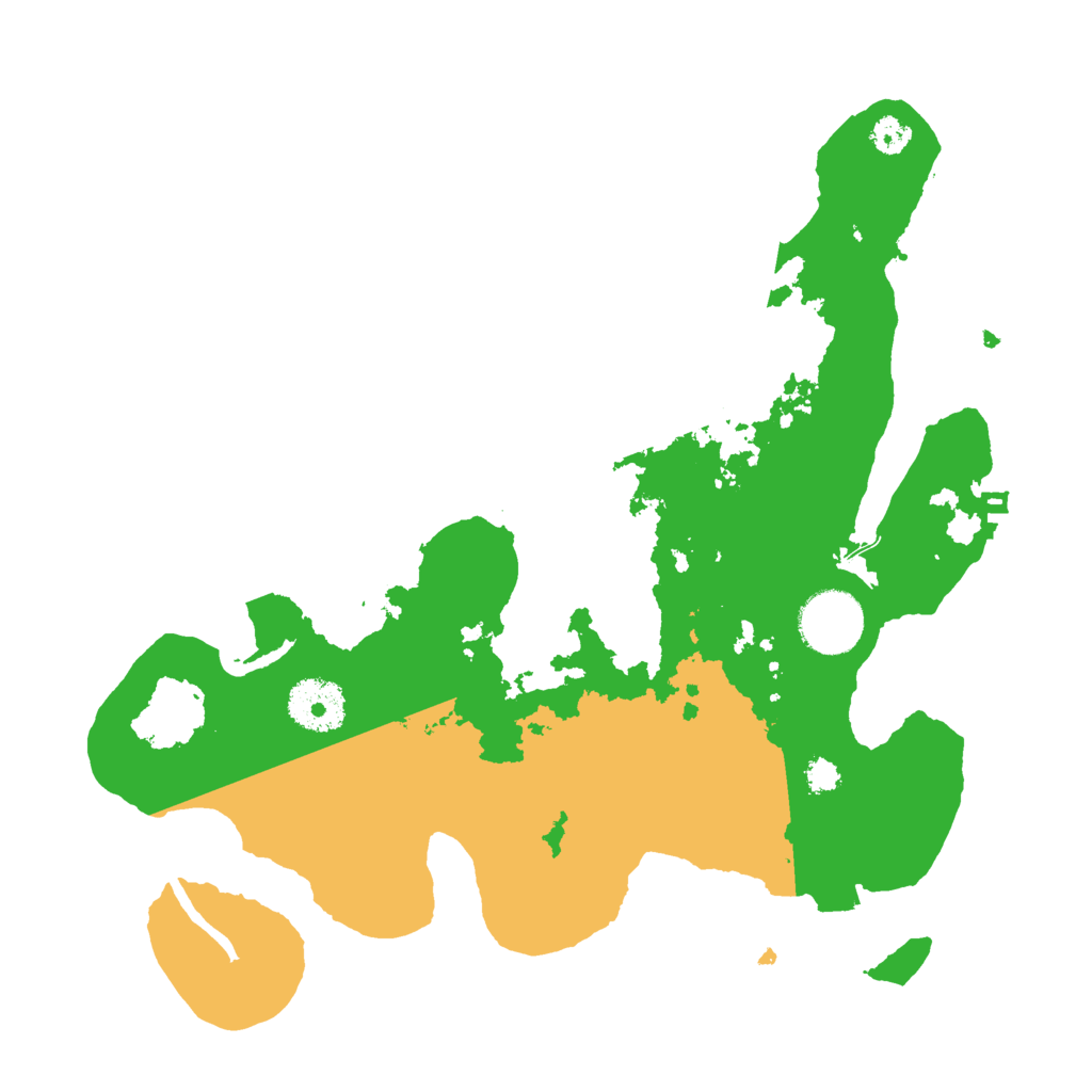 Biome Rust Map: Procedural Map, Size: 3000, Seed: 30230