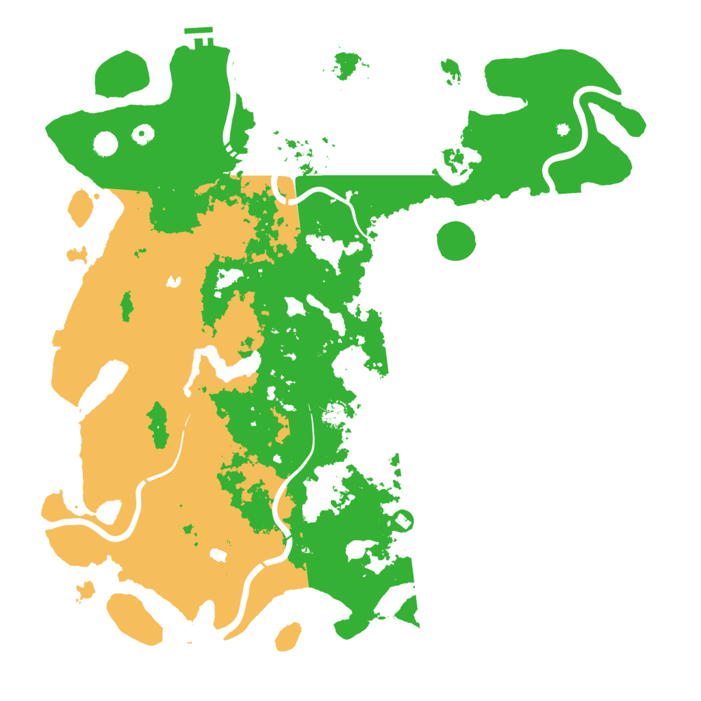 Biome Rust Map: Procedural Map, Size: 5000, Seed: 1866235148