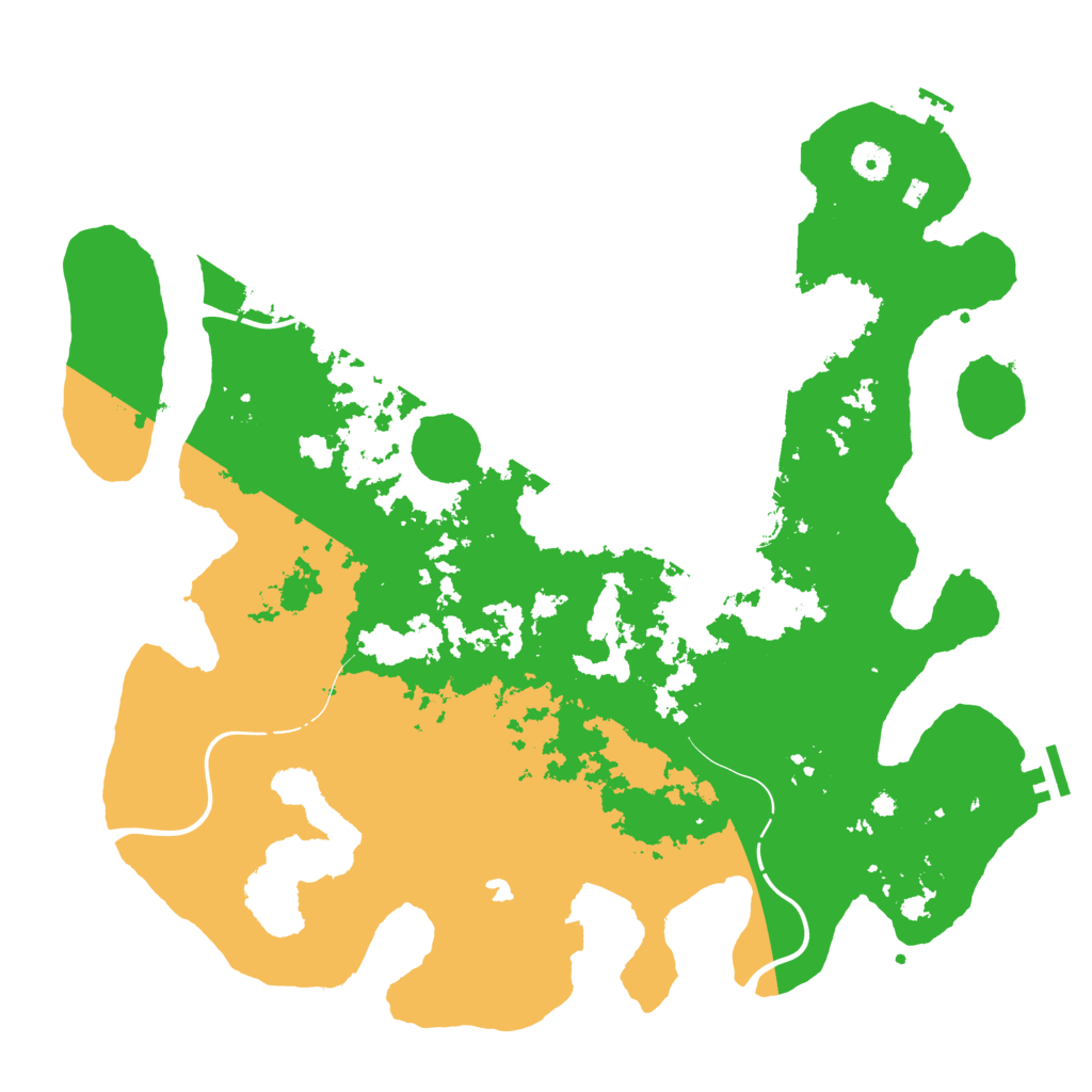 Biome Rust Map: Procedural Map, Size: 4250, Seed: 1359600188