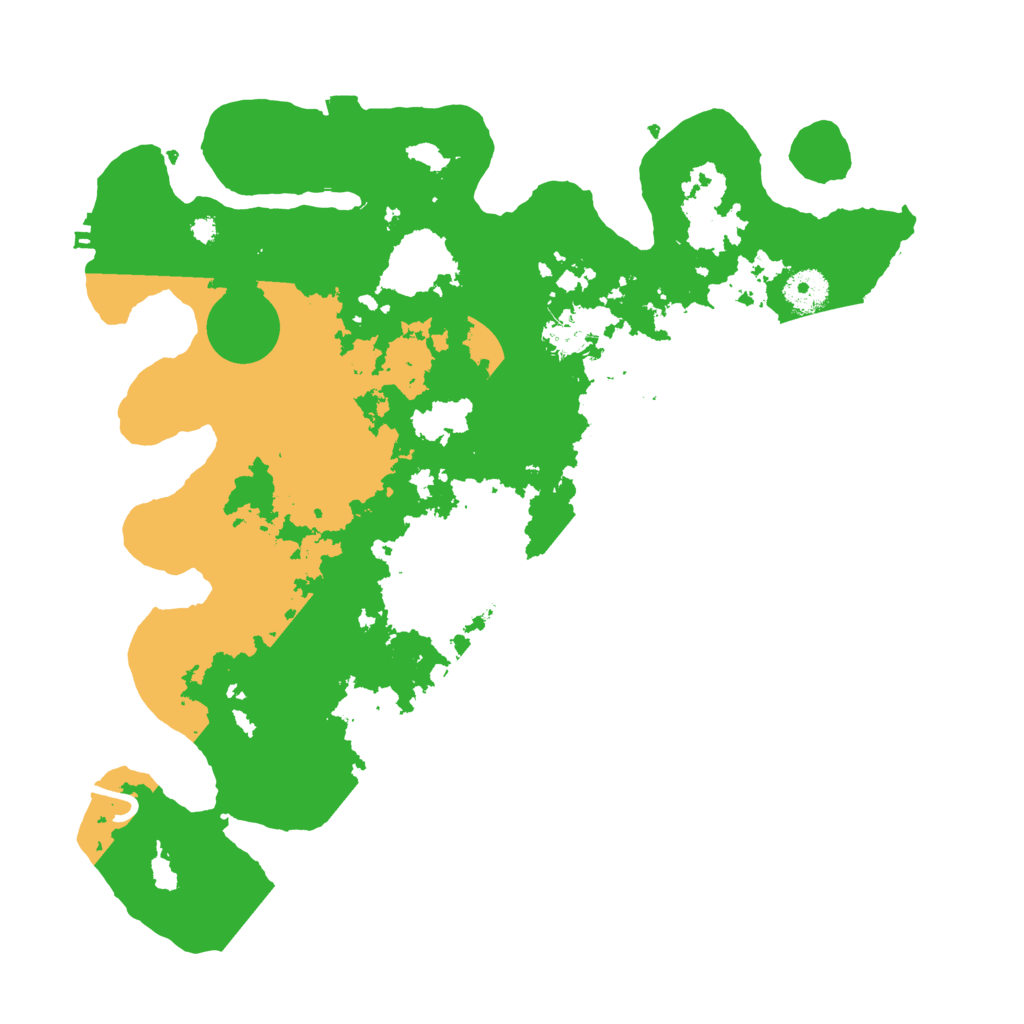 Biome Rust Map: Procedural Map, Size: 3700, Seed: 743288
