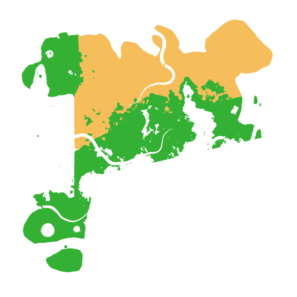 Biome Rust Map: Procedural Map, Size: 3900, Seed: 131394763