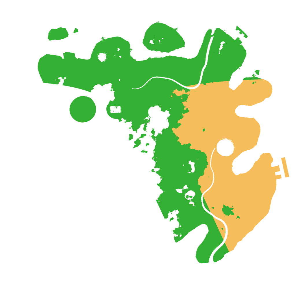 Biome Rust Map: Procedural Map, Size: 3000, Seed: 24949