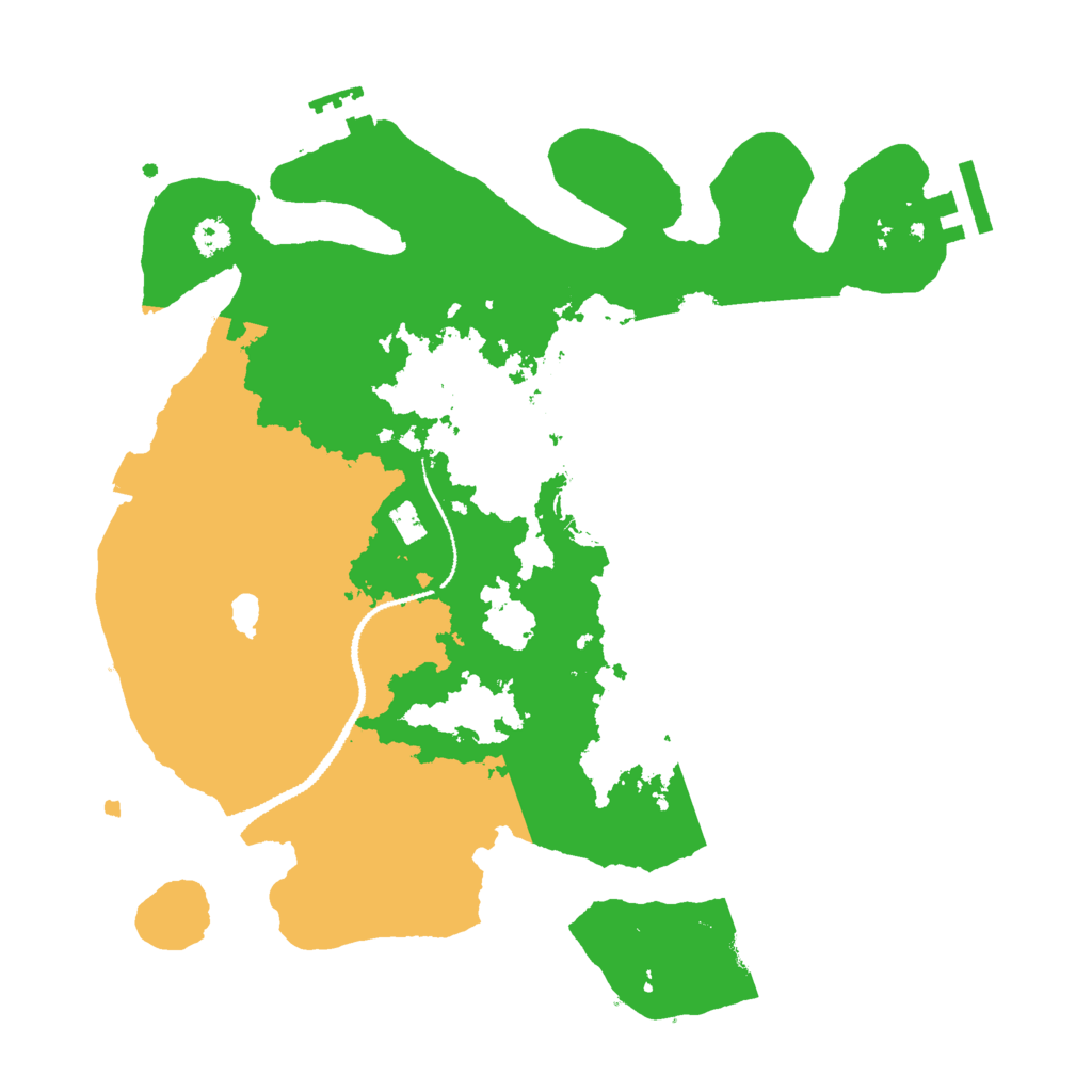 Biome Rust Map: Procedural Map, Size: 3000, Seed: 1611960000