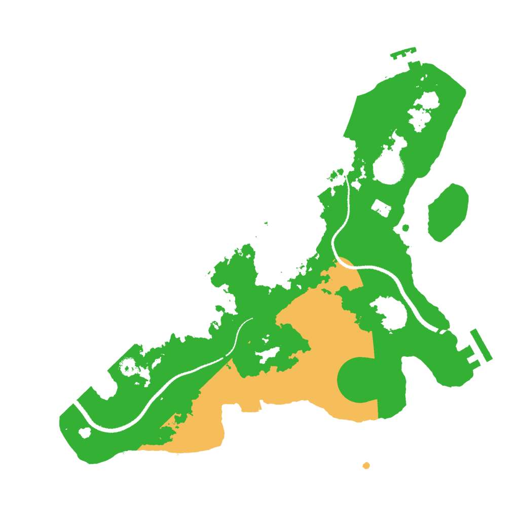 Biome Rust Map: Procedural Map, Size: 3000, Seed: 7683