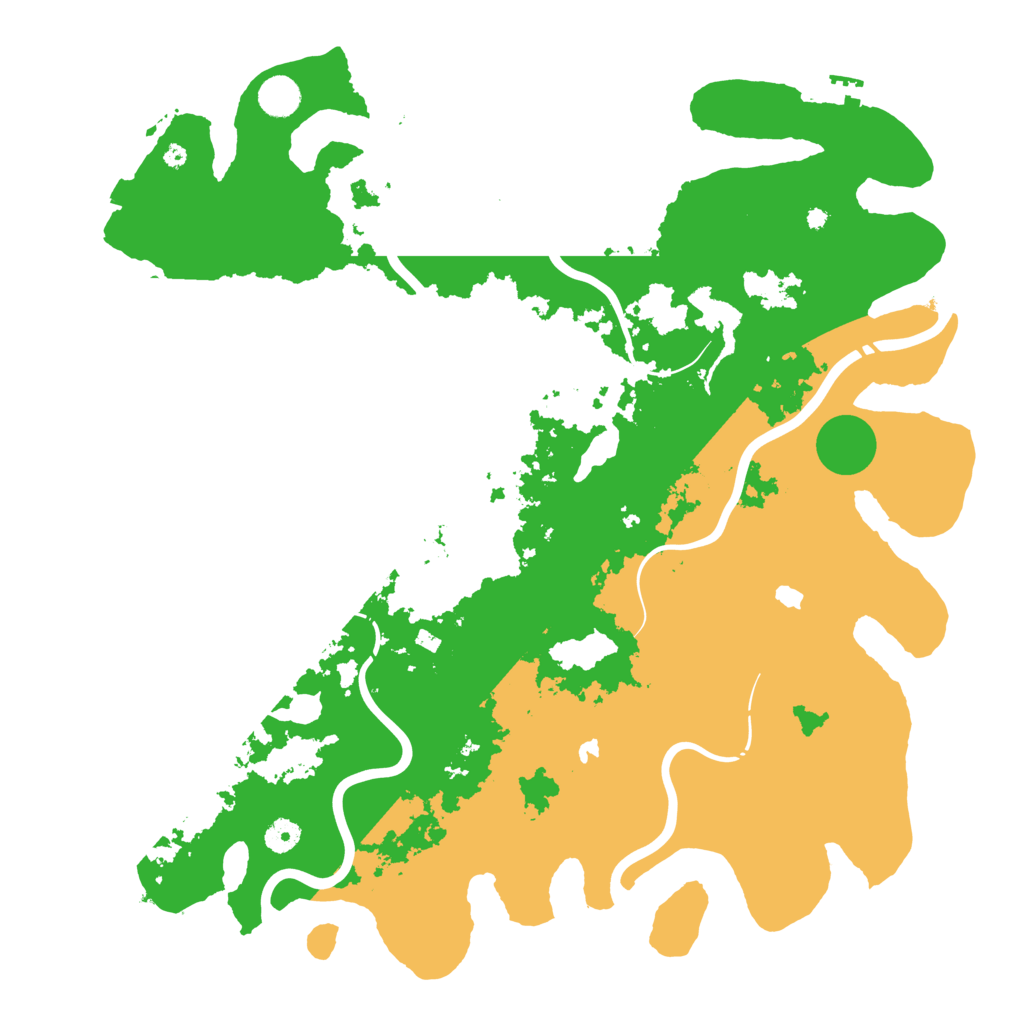 Biome Rust Map: Procedural Map, Size: 4500, Seed: 1062931312