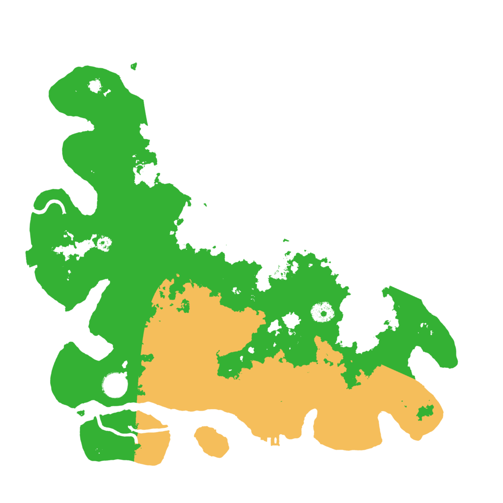 Biome Rust Map: Procedural Map, Size: 3500, Seed: 377480292