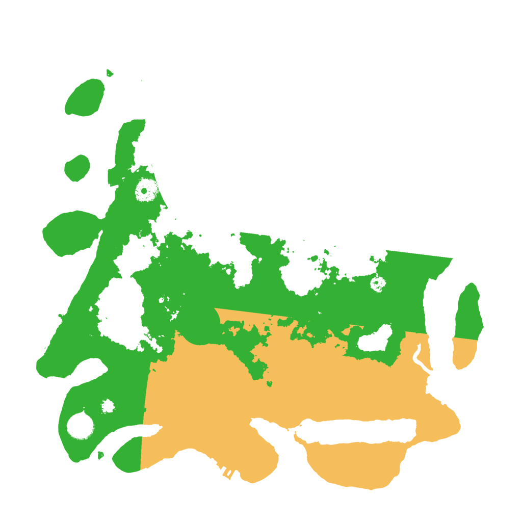 Biome Rust Map: Procedural Map, Size: 3500, Seed: 465172794