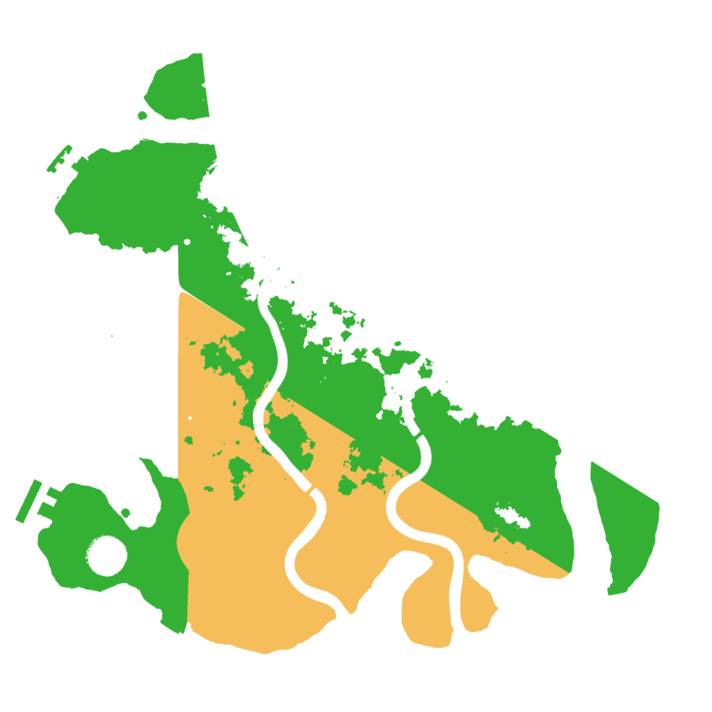 Biome Rust Map: Procedural Map, Size: 3200, Seed: 137871025