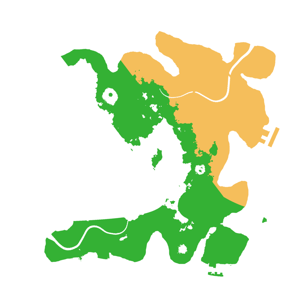 Biome Rust Map: Procedural Map, Size: 3000, Seed: 1903345