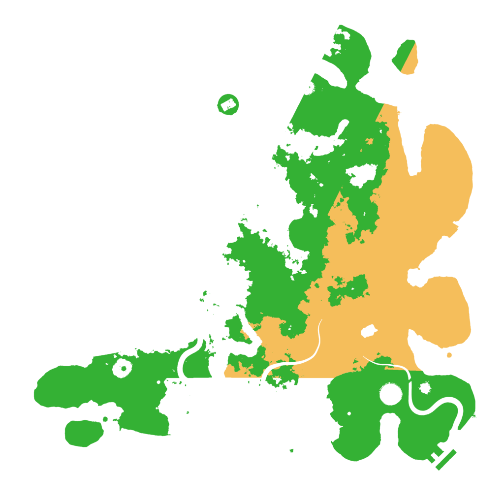 Biome Rust Map: Procedural Map, Size: 4000, Seed: 758004860