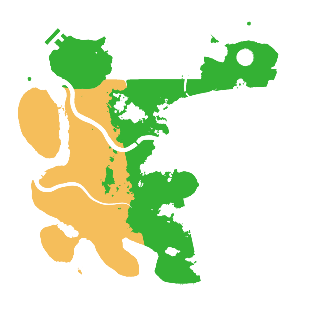 Biome Rust Map: Procedural Map, Size: 3300, Seed: 973916296