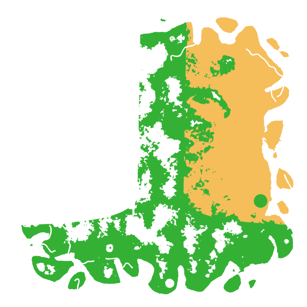 Biome Rust Map: Procedural Map, Size: 6000, Seed: 169863152