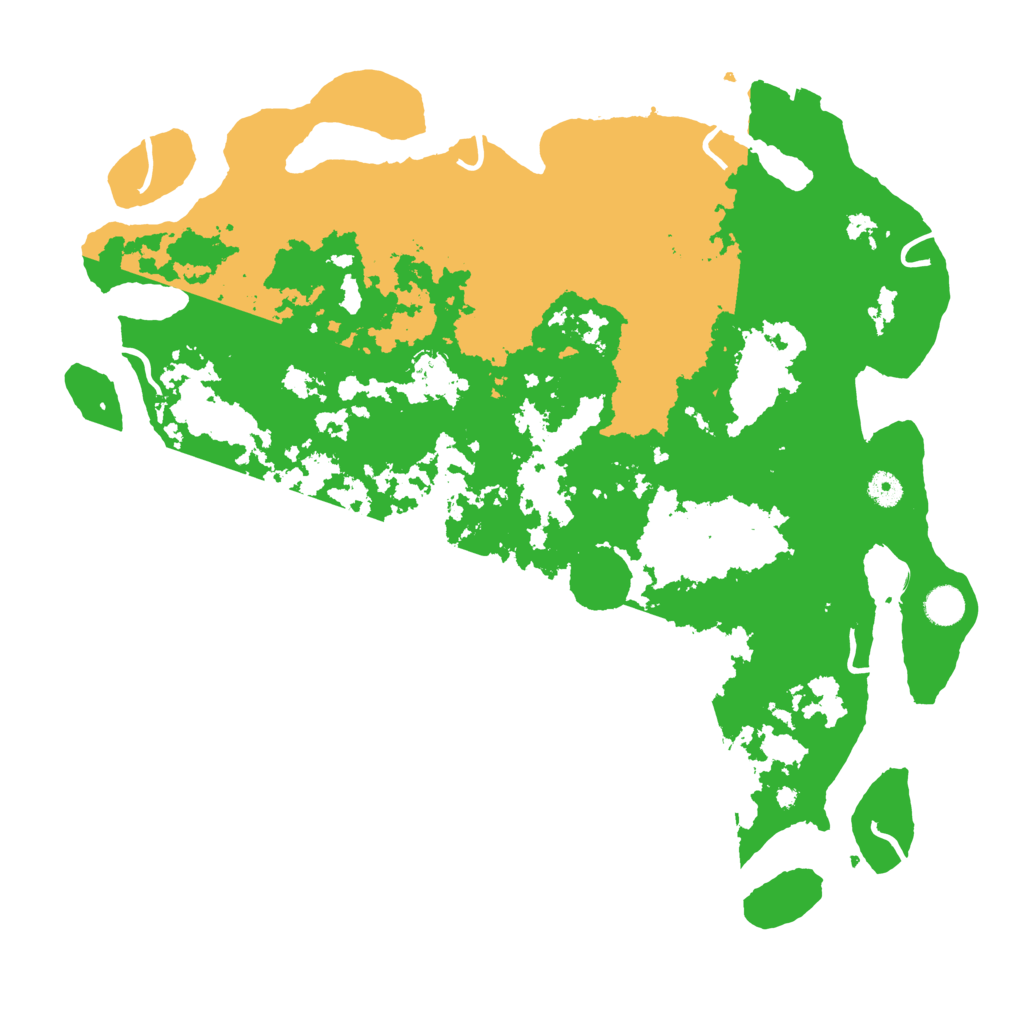 Biome Rust Map: Procedural Map, Size: 4500, Seed: 836429092