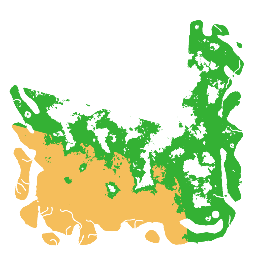 Biome Rust Map: Procedural Map, Size: 6000, Seed: 5876