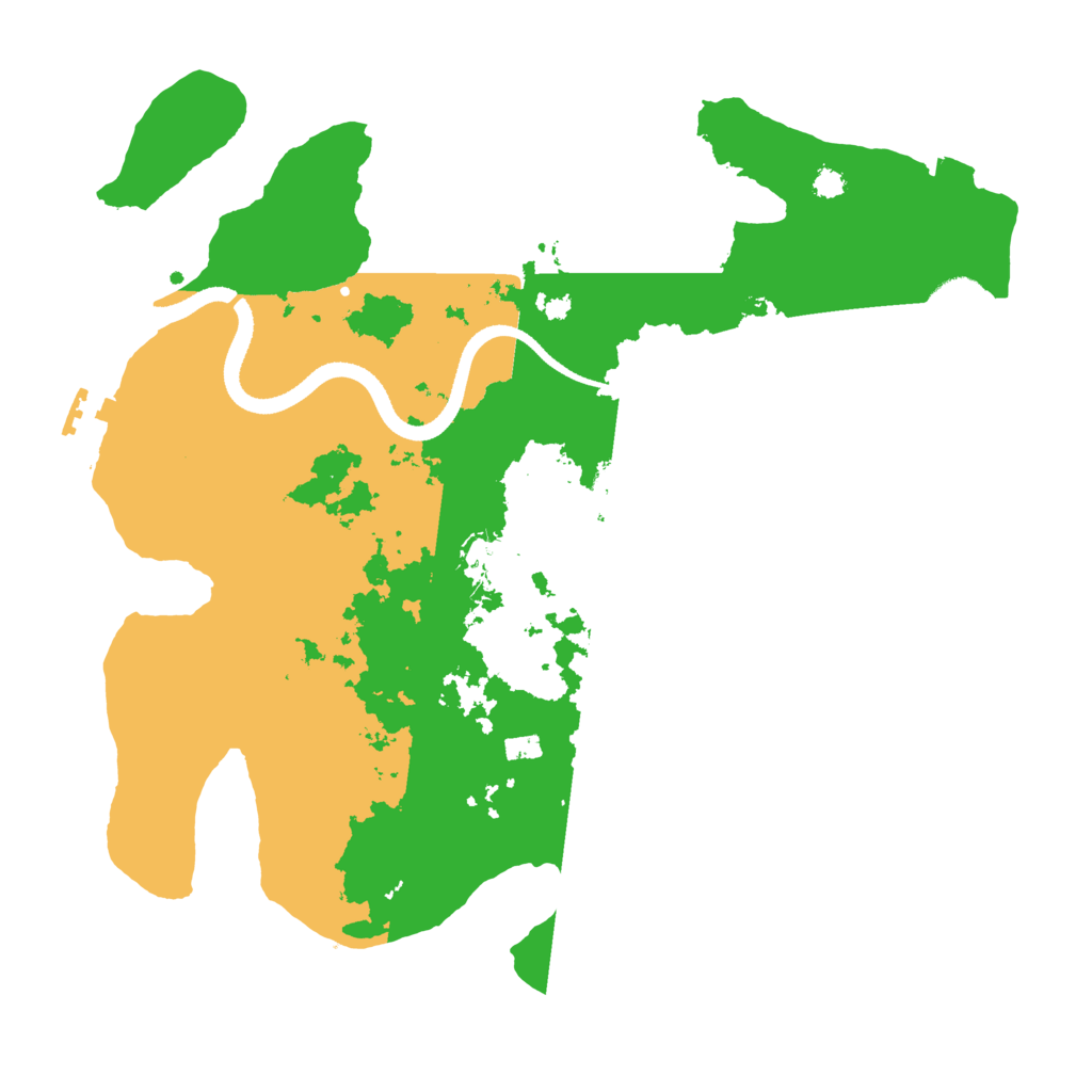 Biome Rust Map: Procedural Map, Size: 3300, Seed: 673593808