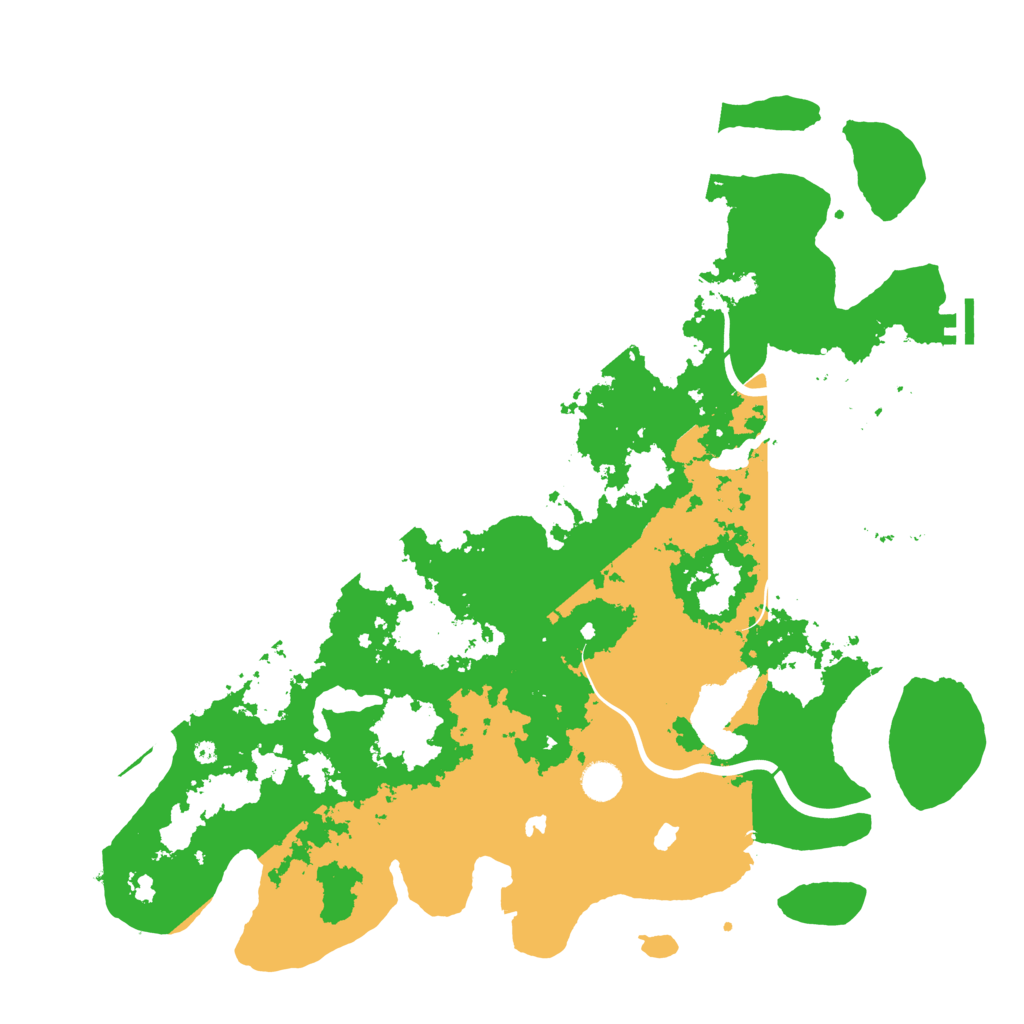 Biome Rust Map: Procedural Map, Size: 4500, Seed: 11485815