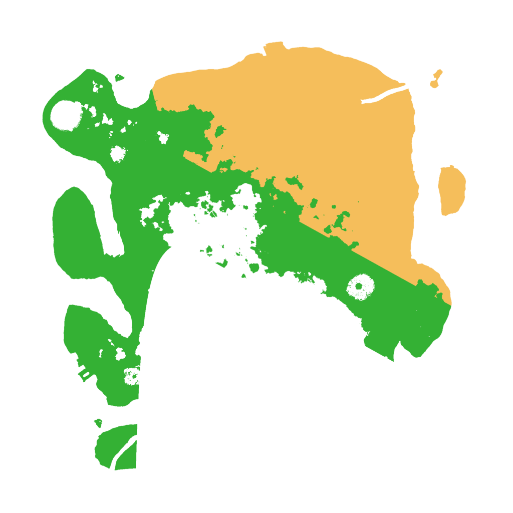 Biome Rust Map: Procedural Map, Size: 3000, Seed: 623989743