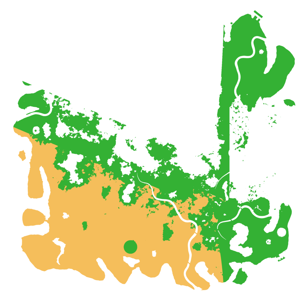 Biome Rust Map: Procedural Map, Size: 6000, Seed: 4449