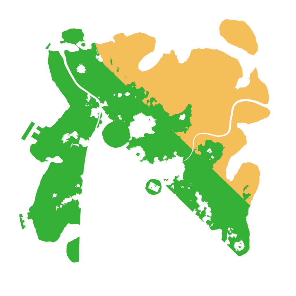 Biome Rust Map: Procedural Map, Size: 3000, Seed: 119120687