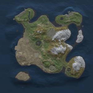 Thumbnail Rust Map: Procedural Map, Size: 2500, Seed: 652922258, 8 Monuments