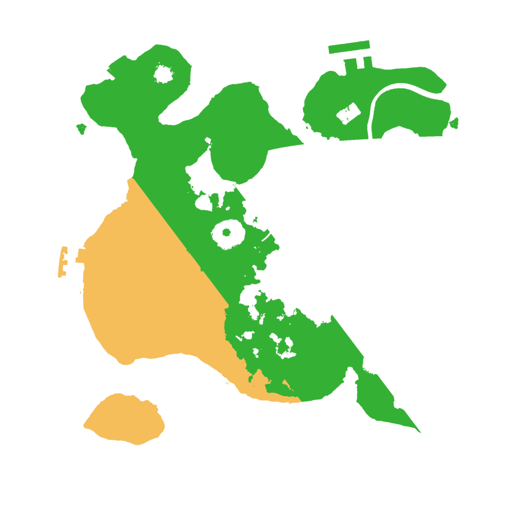 Biome Rust Map: Procedural Map, Size: 2500, Seed: 652922258