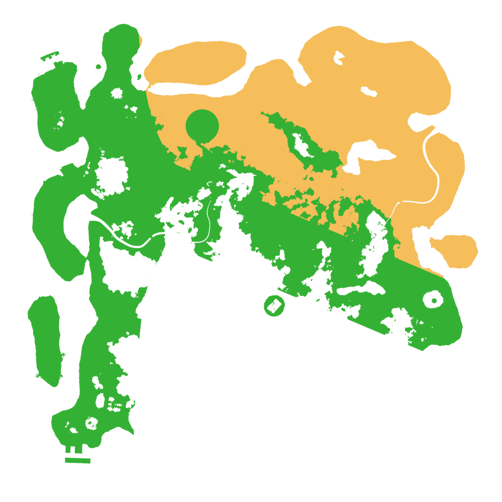 Biome Rust Map: Procedural Map, Size: 4000, Seed: 88432218