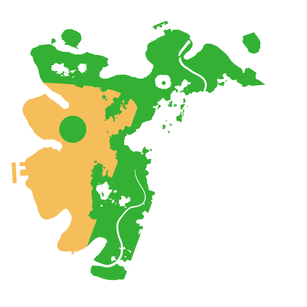 Biome Rust Map: Procedural Map, Size: 3000, Seed: 23882