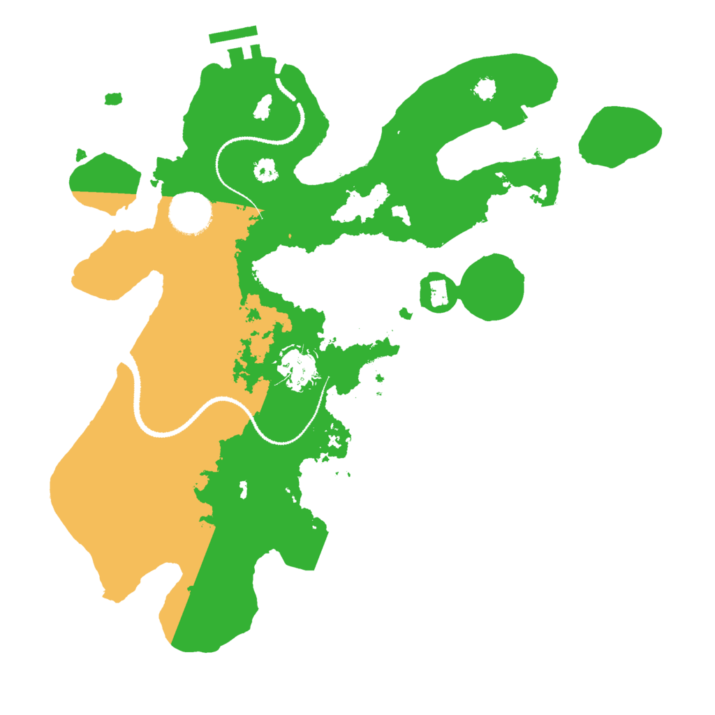 Biome Rust Map: Procedural Map, Size: 3000, Seed: 1533948414