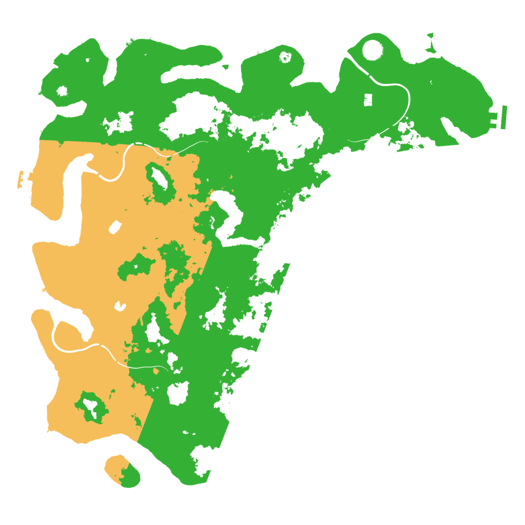 Biome Rust Map: Procedural Map, Size: 4500, Seed: 2297622