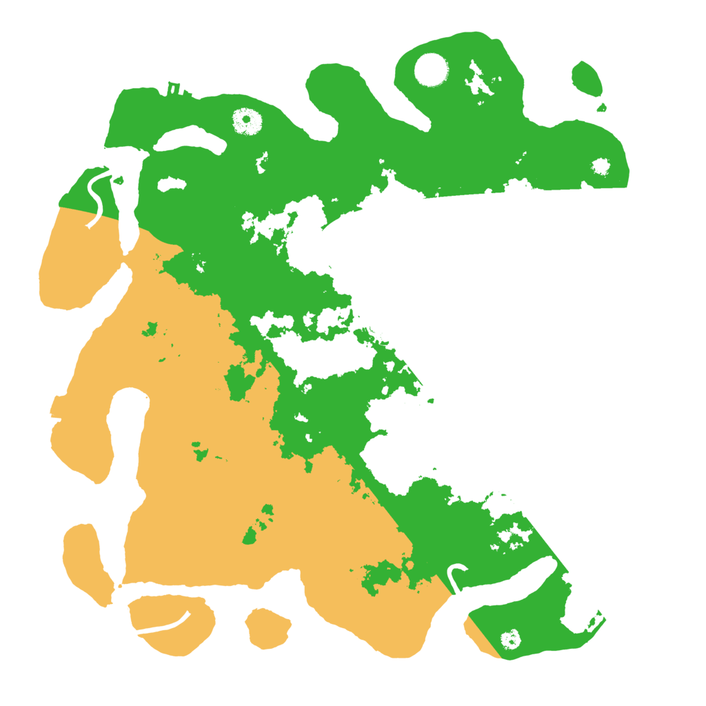 Biome Rust Map: Procedural Map, Size: 3700, Seed: 767573937