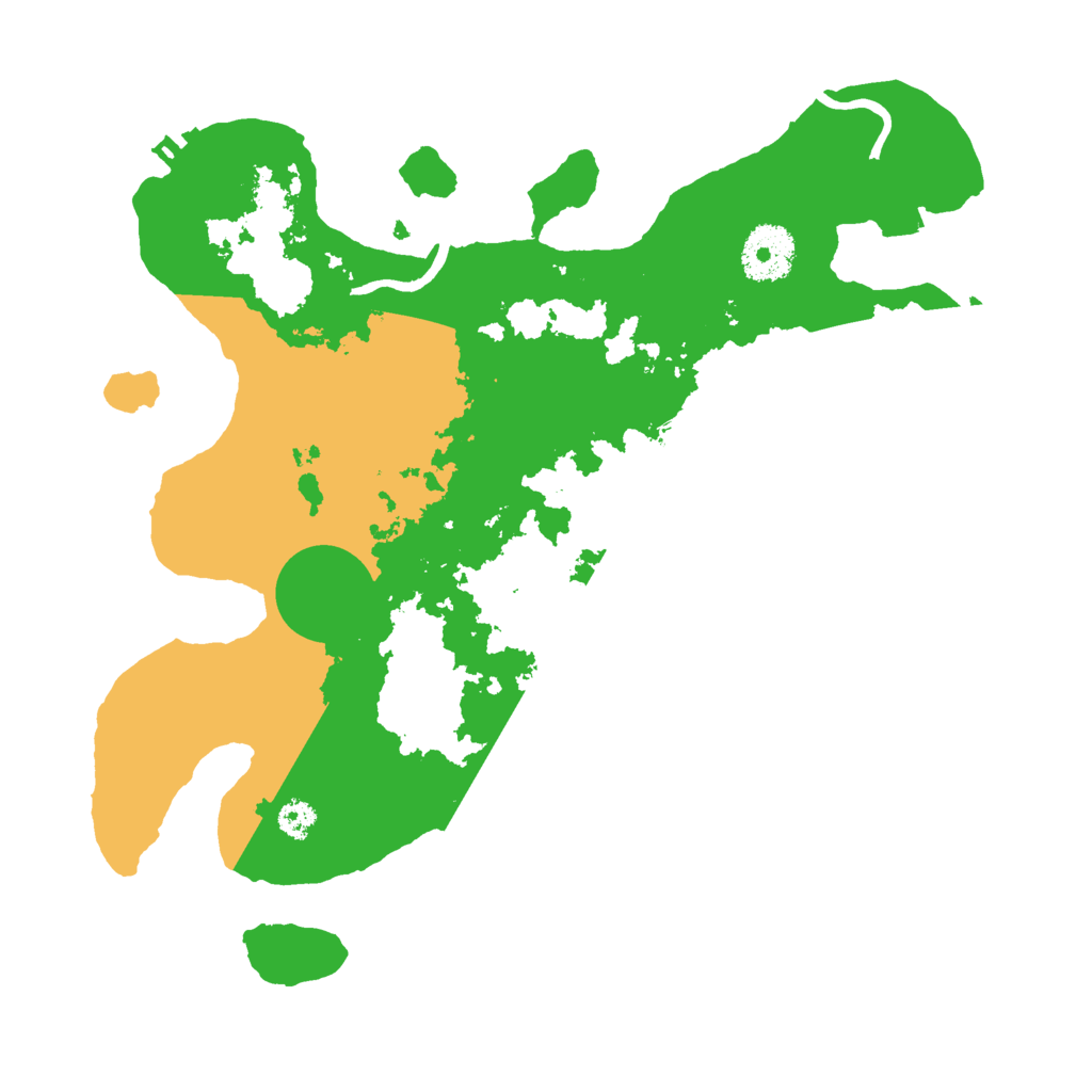 Biome Rust Map: Procedural Map, Size: 3000, Seed: 27470