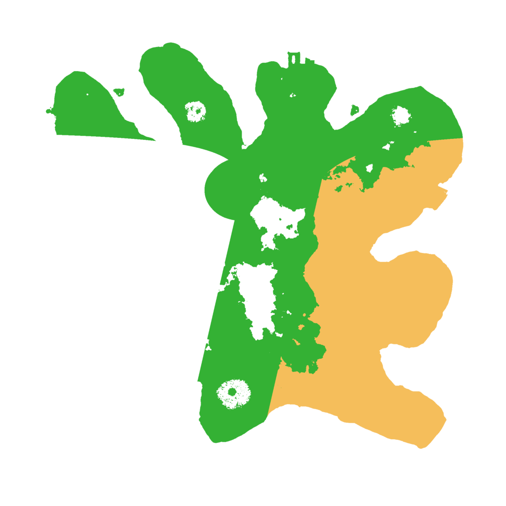 Biome Rust Map: Procedural Map, Size: 2500, Seed: 364049754