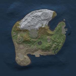 Thumbnail Rust Map: Procedural Map, Size: 2000, Seed: 1216983981, 7 Monuments