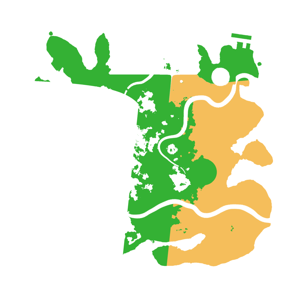 Biome Rust Map: Procedural Map, Size: 3000, Seed: 1606669722