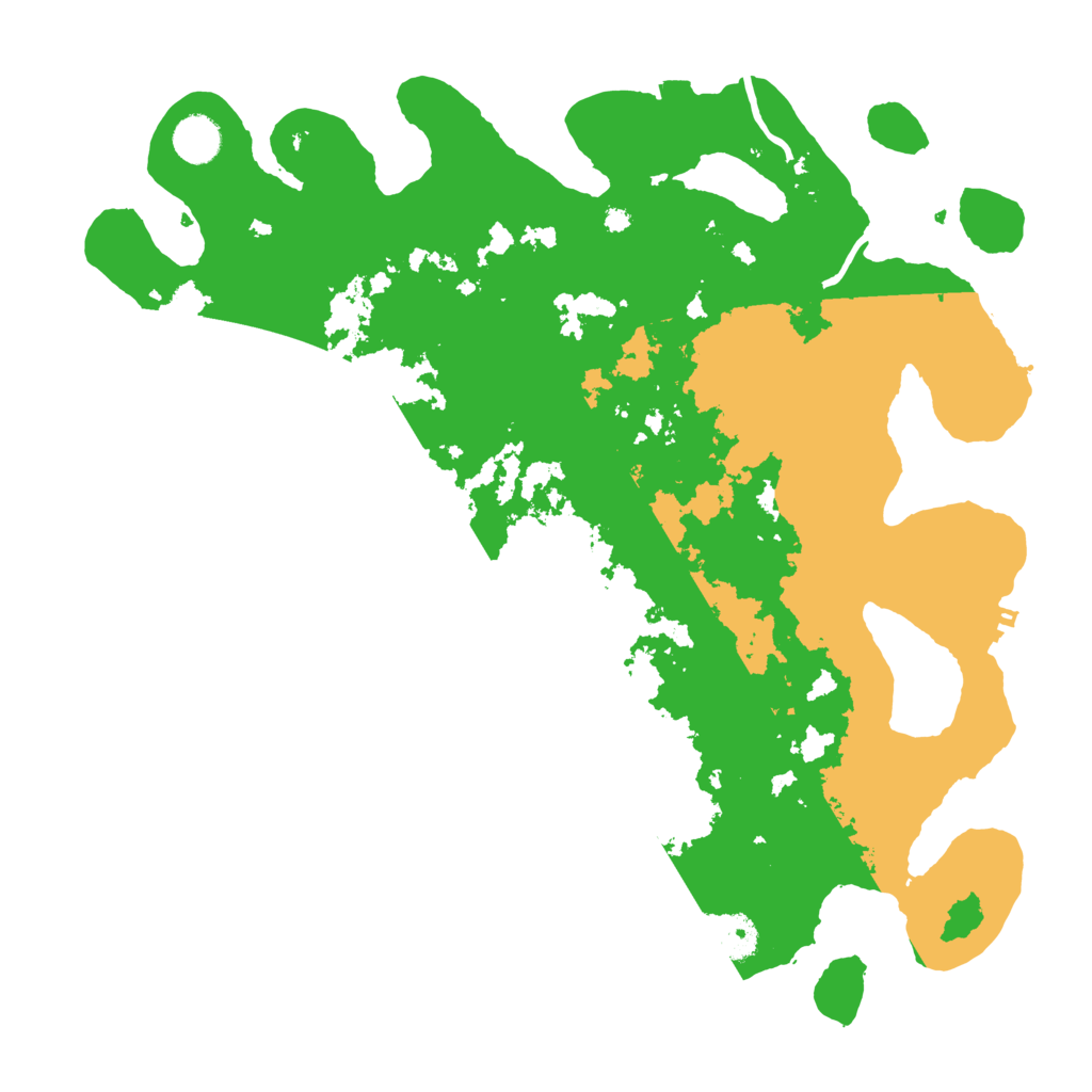 Biome Rust Map: Procedural Map, Size: 4000, Seed: 206206686