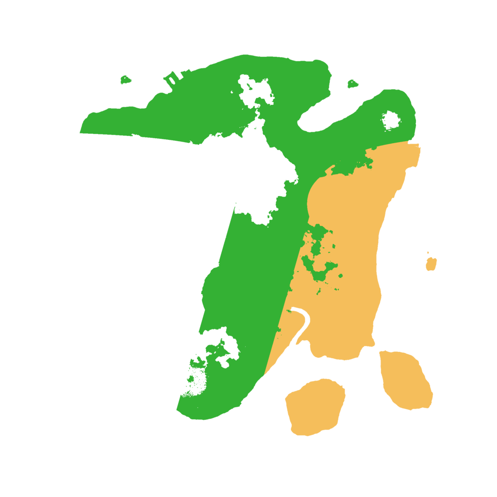 Biome Rust Map: Procedural Map, Size: 2500, Seed: 635094829