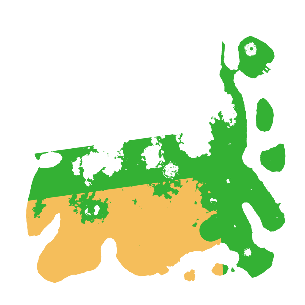Biome Rust Map: Procedural Map, Size: 3600, Seed: 12756004