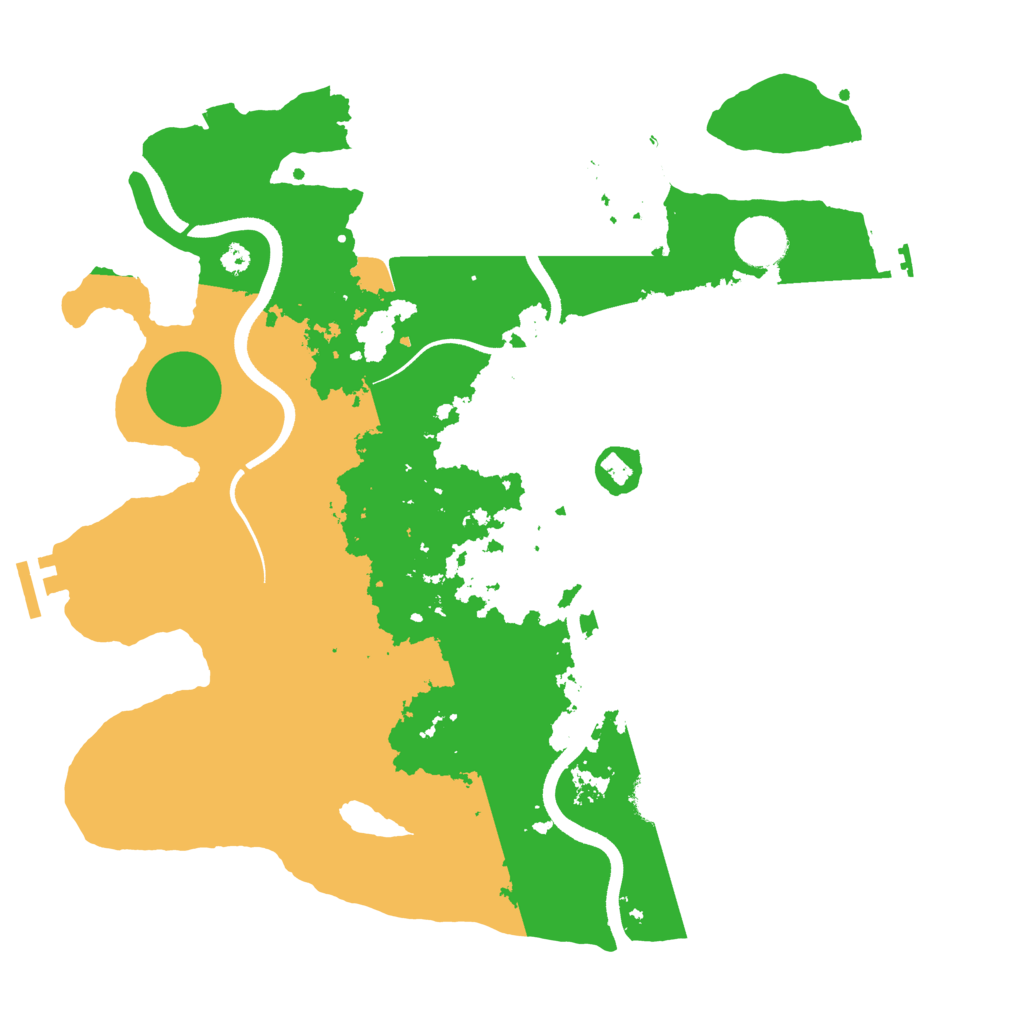 Biome Rust Map: Procedural Map, Size: 3600, Seed: 943111614