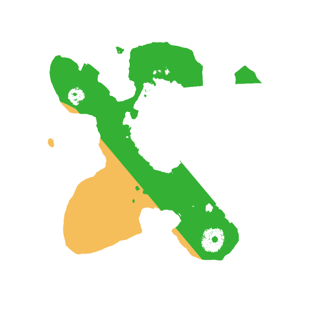 Biome Rust Map: Procedural Map, Size: 2000, Seed: 74367888