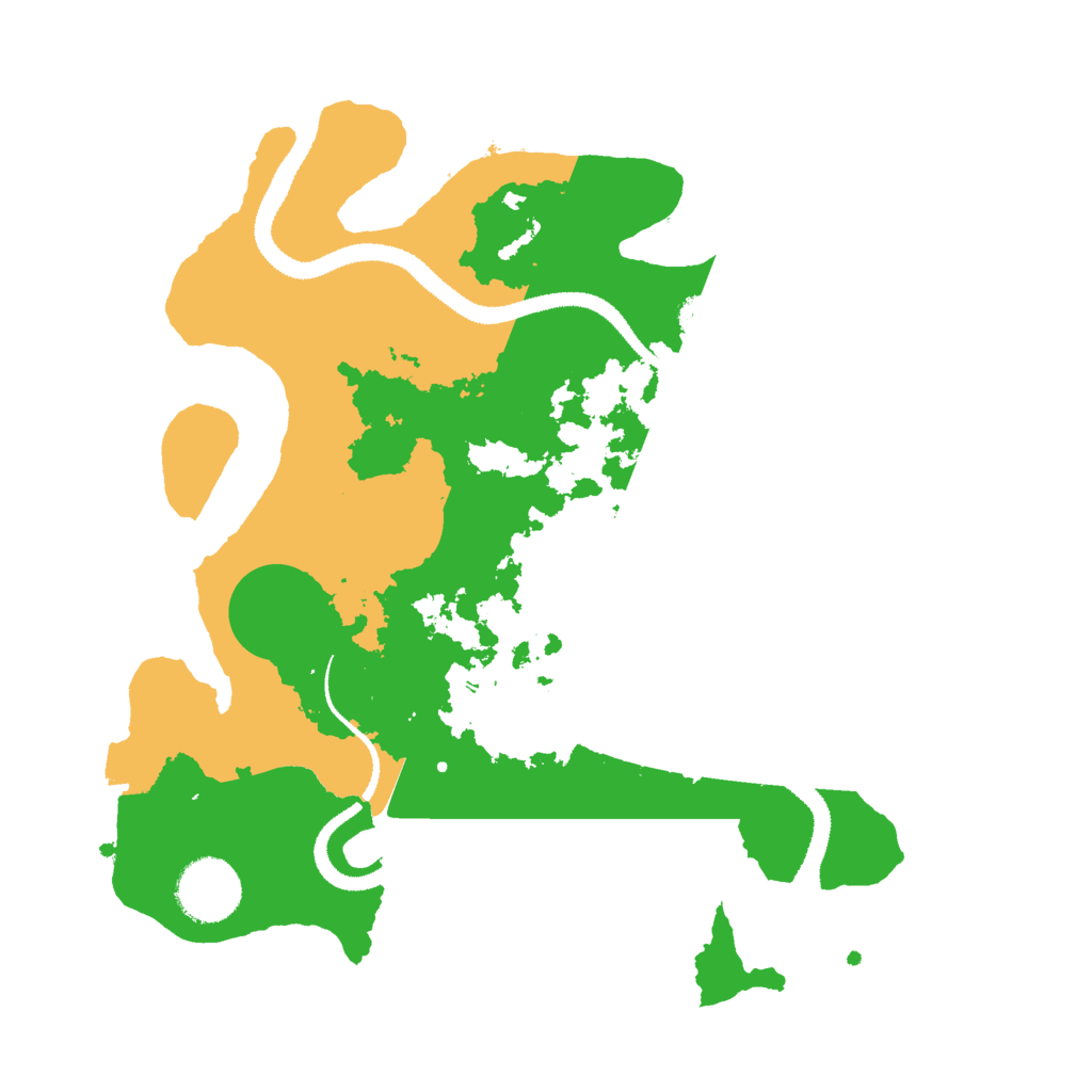 Biome Rust Map: Procedural Map, Size: 3000, Seed: 4984155