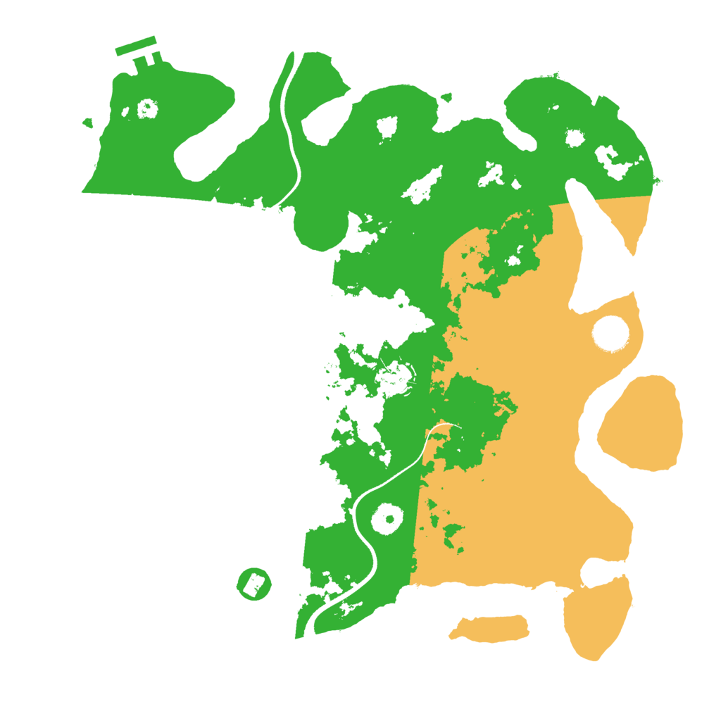 Biome Rust Map: Procedural Map, Size: 3500, Seed: 1773137409