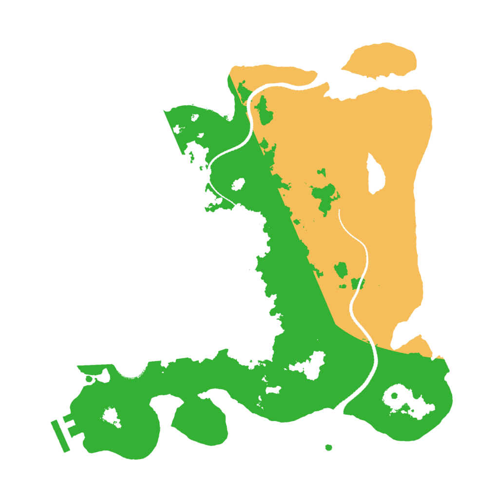 Biome Rust Map: Procedural Map, Size: 3000, Seed: 2113240096