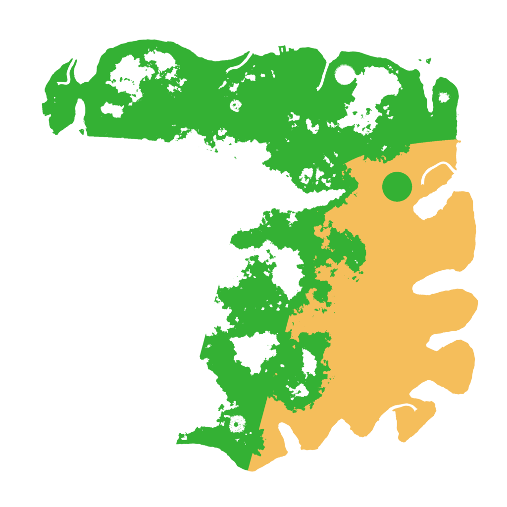 Biome Rust Map: Procedural Map, Size: 4500, Seed: 1070488958