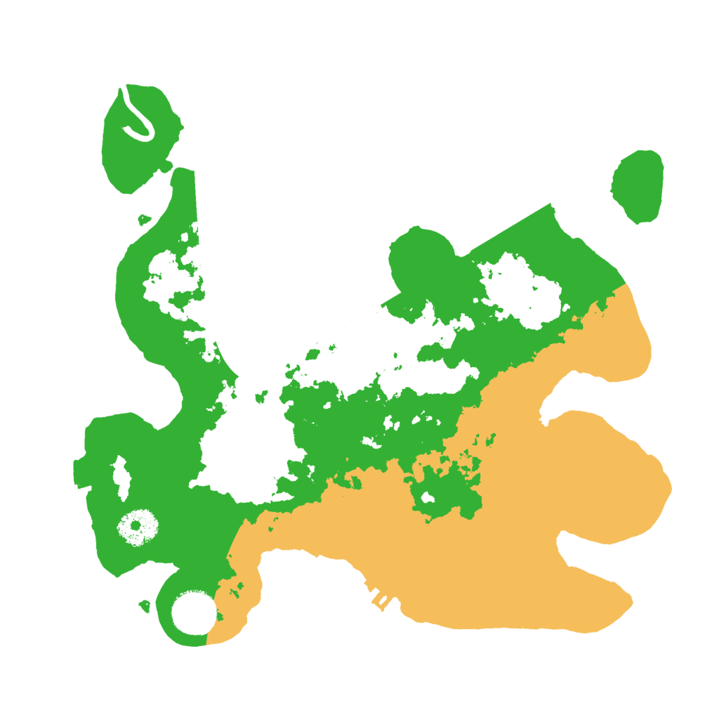 Biome Rust Map: Procedural Map, Size: 2900, Seed: 12564