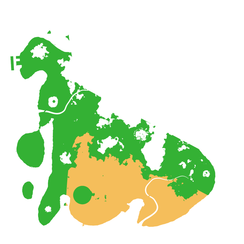 Biome Rust Map: Procedural Map, Size: 3500, Seed: 1209291862