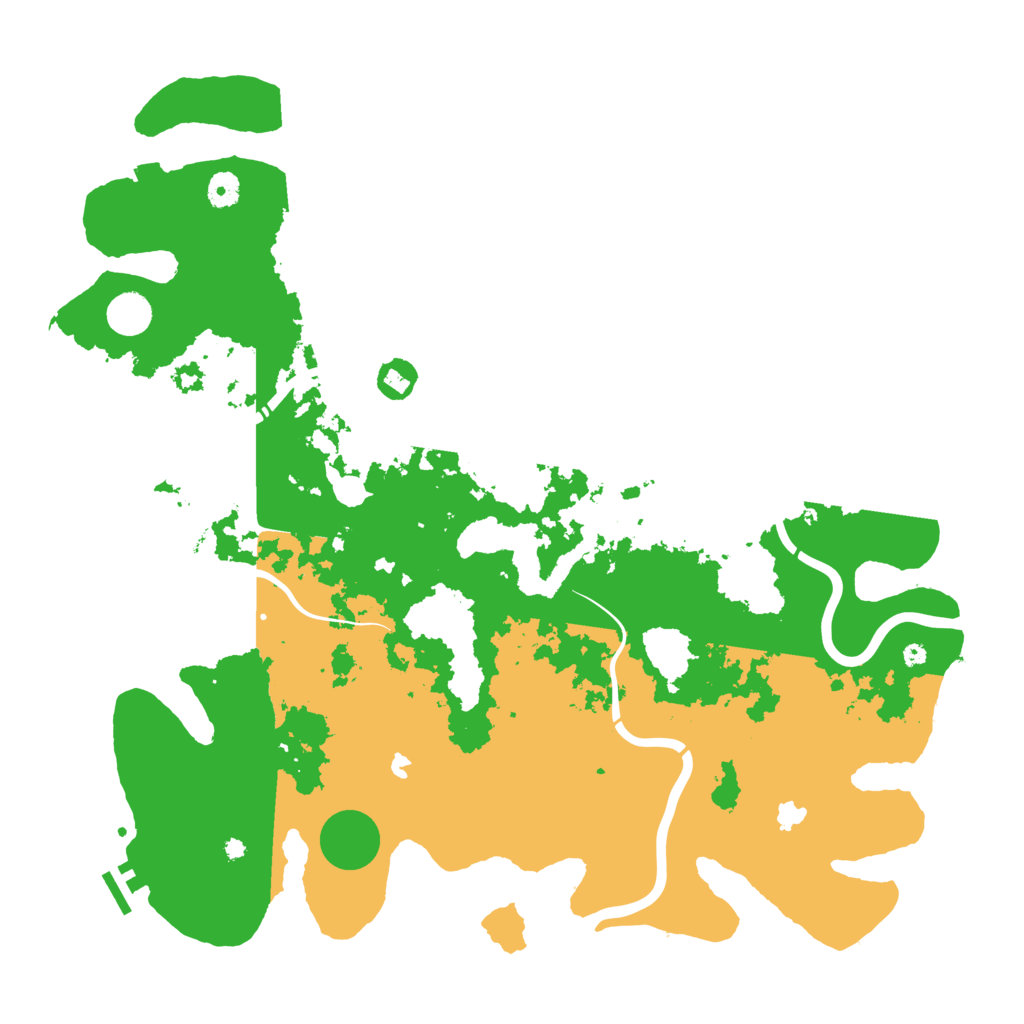 Biome Rust Map: Procedural Map, Size: 4500, Seed: 2090466091