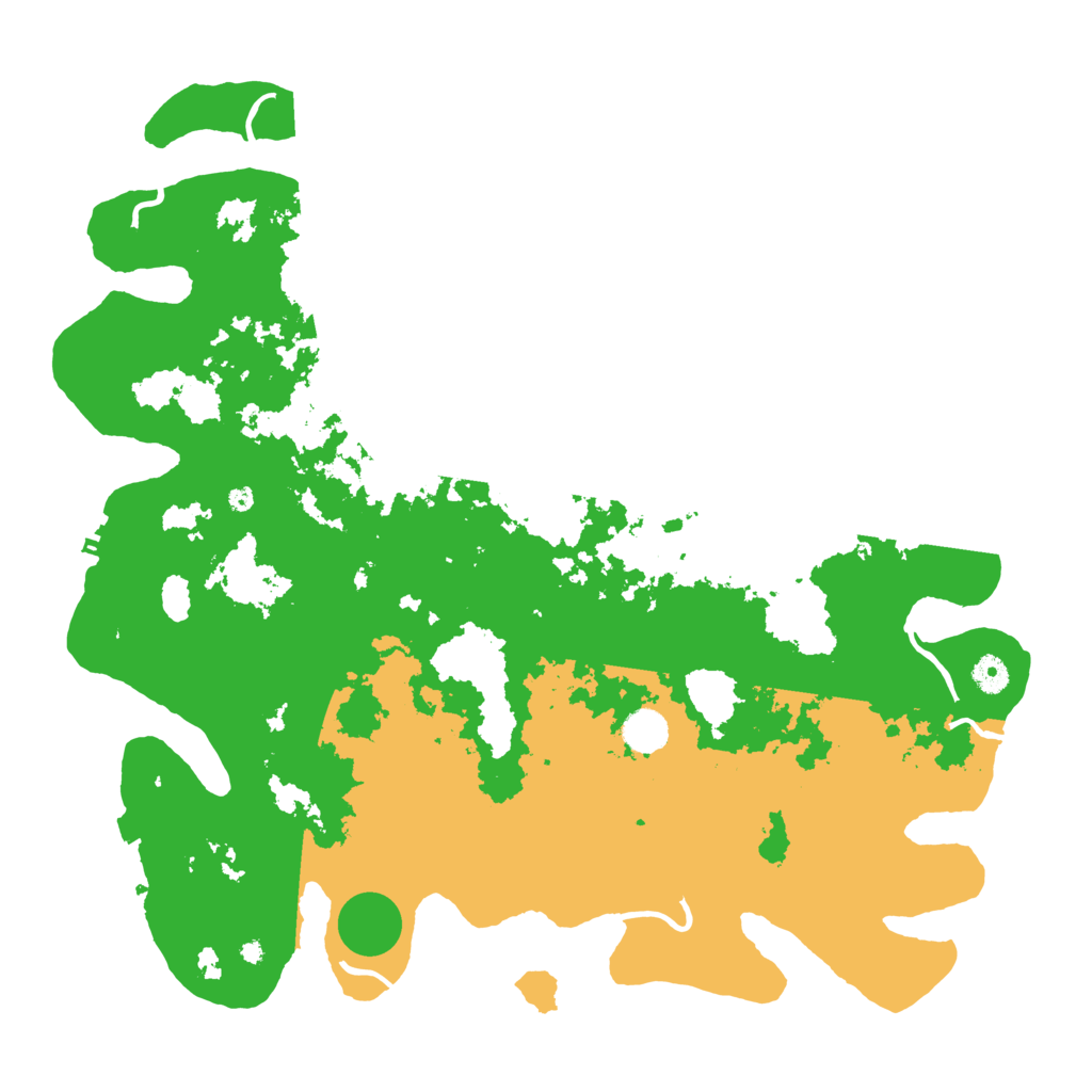 Biome Rust Map: Procedural Map, Size: 4500, Seed: 2090466091