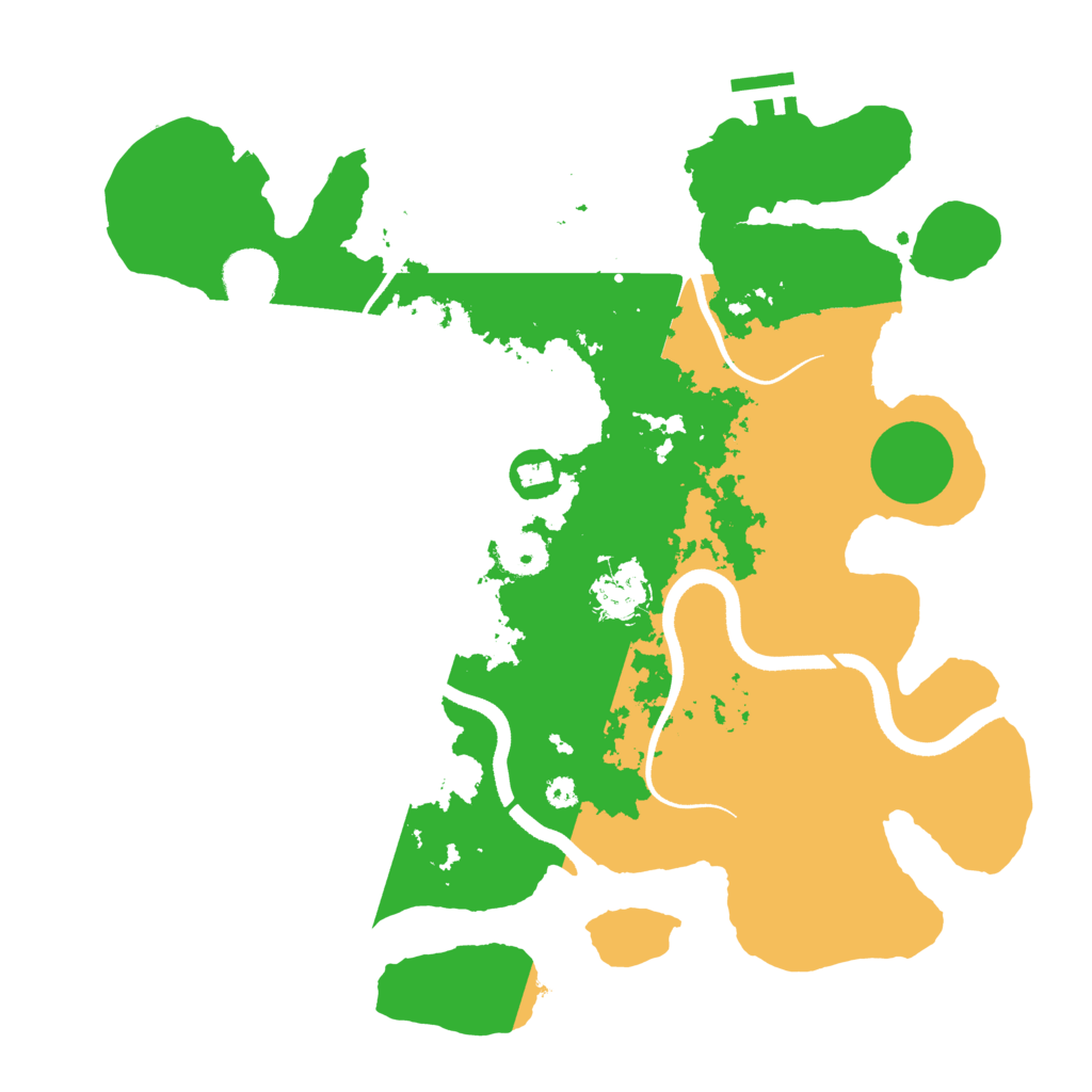 Biome Rust Map: Procedural Map, Size: 3500, Seed: 1920156690