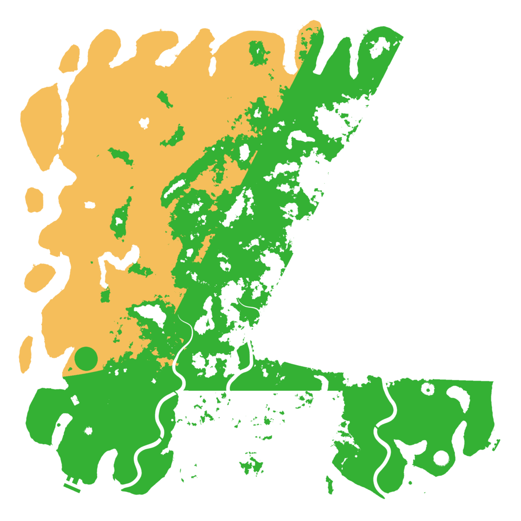 Biome Rust Map: Procedural Map, Size: 6000, Seed: 1917644046